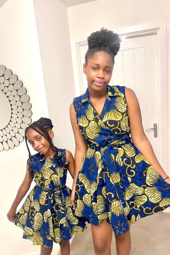 Kami African Print Mini Dress