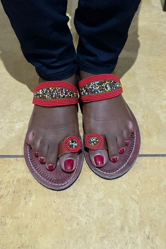 Handcrafted Maasai African Beaded Sandals