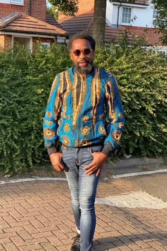 Men’s African Print Bomber Jacket